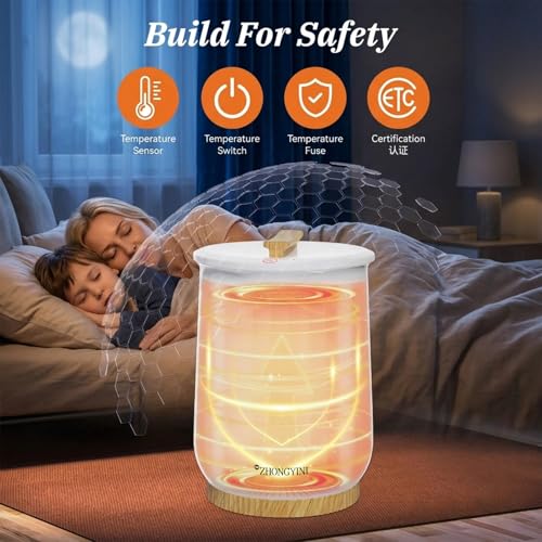 Luxury Bucket Towel Warmer for Bathroom, Large, Auto Shut Off | Large 20L capacity fits 2 oversized 40"x70" towels, 1-min rapid heating, auto shut-off safety, luxury spa experience at home