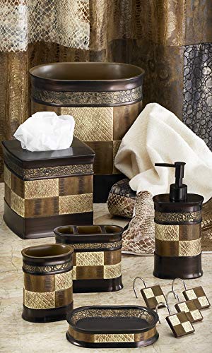 Popular Bath Resin Zambia Collection, Tumbler, Chocolate