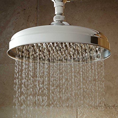 Signature Hardware 400004 8" Lambert 1.8 GPM Single Function Rain Shower Head - color: Brushed Nickel