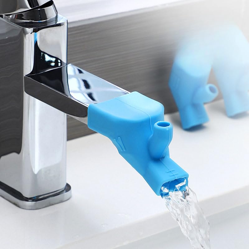 Ximimark 8 pcs Flexible Rubber Bathroom Sink Faucet Extender - Durable Water Flow Extension for Easy Hand Washing - Ideal Kitchen Faucet Accessory, Convenient and Elastic