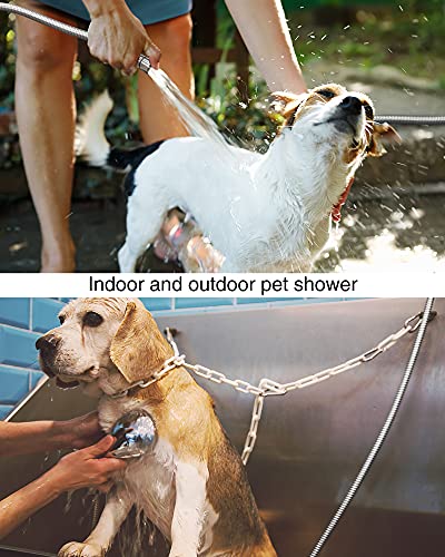 PHASAT Shower Hose,47 Inches or 3.9 Ft Handheld Shower Head Hose Replacement,Chrome,A3107C-1.2 - color: Chrome, size: 47 Inches