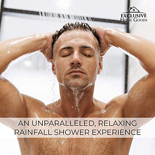Shower Head With Handheld Combo, 6 Inch High Pressure Rainfall Showerhead With Hand Held 70 Inch Hose for Bath - Adjustable Swivel Shower Head Spray Anti-leak Nozzles - Universal Fit - size: 2.5 GPM