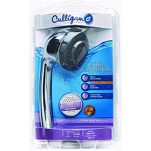 Culligan HSH-C135 Hand Held Water Filtered Showerhead, Chrome Finish
