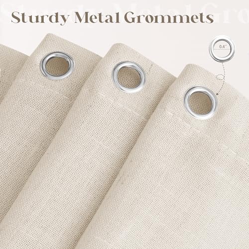 Beige Linen Shower Curtain for Bathroom Water Repellent 36x72 Inch | Small Stall Narrow Size Half, Shower Curtains, Tan Earthy Tone, Boho Farmhouse Rustic, RV Drapes, with Hooks, 36 x 72 Inches - color: Warm Beige, size: 36"W x 72"L (Pack of 1)