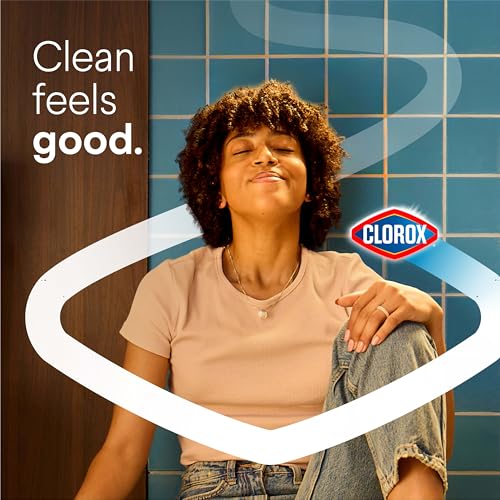 Clorox Scentiva ToiletWand Refills, Coconut and Waterlily, 10 Count | Disposable Toilet Brush Scrubbing Pads, Eliminates Hard Water and Lime Stains 2X Better than a Manual Brush