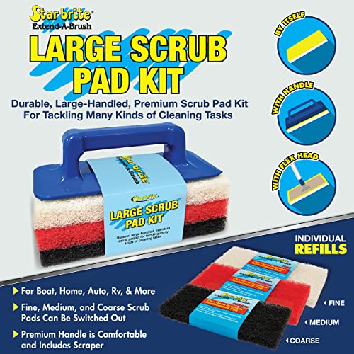STAR BRITE Large Multi-Texture Scrub Pad Kit - color: Large Scrub Pad Kit