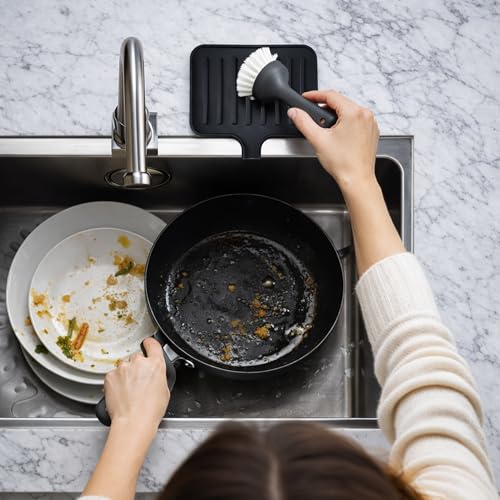 Matte Black Soap Tray- Soap Holder for Shower, Suction soap Holder, Self draining soap Dish for Shower, Black soap Dish, Saop Tray for Bathroom Sink