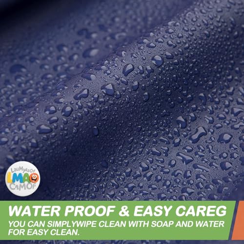 2 Pack | Navy Blue Plastic Shower Curtain Or Liner, 72x72 Inch Lightweight Plastic Bathroom Shower Showroom Inner Curtain with Rustproof Metal Grommet Holes and Weighted Magnets - color: Navy Blue
