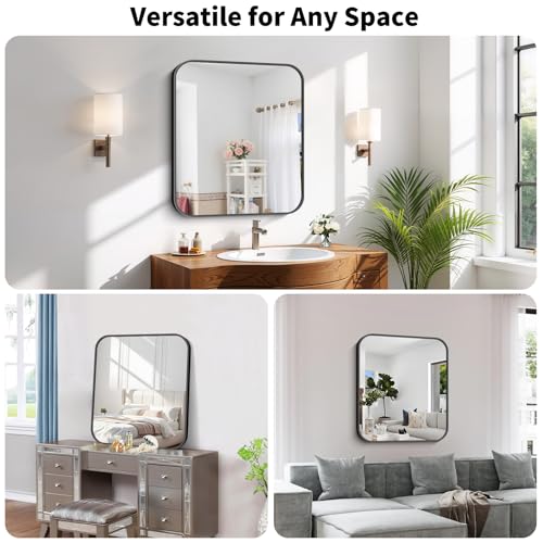 Koonmi Bathroom Wall Mirror,30x22 Inch Large Vanity Mirror for Over Sink - size: 30"L x 22"W
