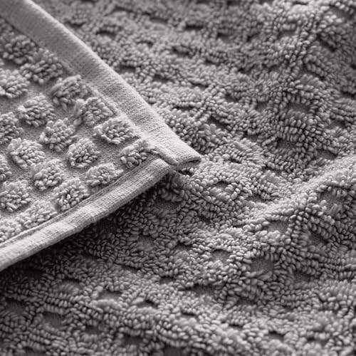 BOLL & BRANCH Turkish Waffle Washcloth Set, Stone | Set of 2 - 100% Organic Turkish Cotton - Lightweight Soft Absorbent Luxury Spa Washcloths, Waffle Weave Texture - Quick Dry - color: Stone, style: Turkish Waffle