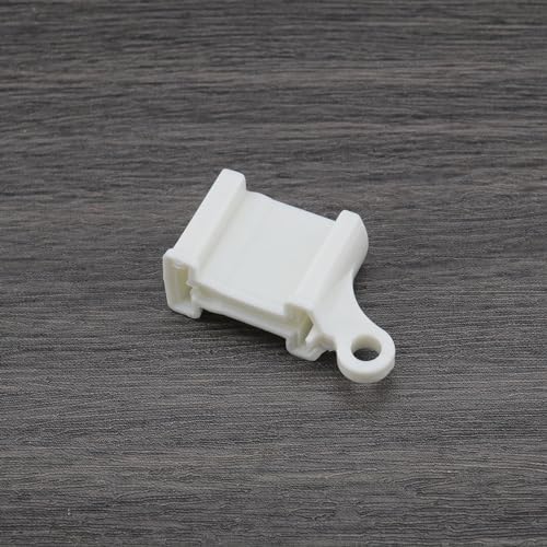 Create idea 8PCS White Curtain Rail End Stops Curtain Track Fittings End Caps for Bendable Curved Curtain Track Siding Ceiling Wall Mount Curtain Rail Ends Cap
