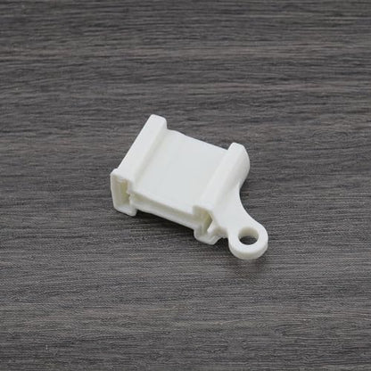 Create idea 8PCS White Curtain Rail End Stops Curtain Track Fittings End Caps for Bendable Curved Curtain Track Siding Ceiling Wall Mount Curtain Rail Ends Cap