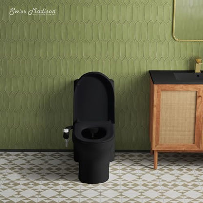 Montmartre Non-Electric Bidet Toilet Attachment in Matte Black