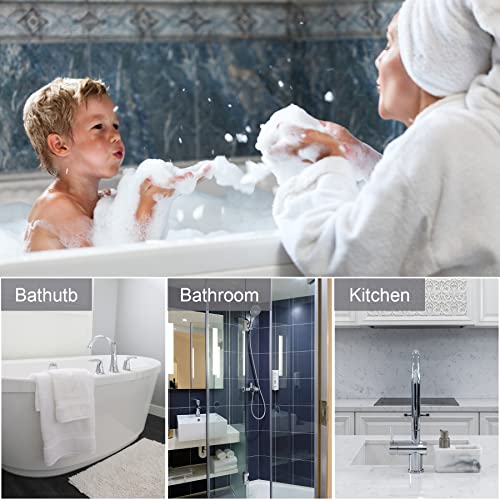 2 Pieces Shower Drain Hair Catcher Bathtub Stopper Home Drain Protectors Drain Cover with Sucker Water Trap Sink Cover for Bathroom Bathtub and Kitchen (Black,Black) - color: Black,black