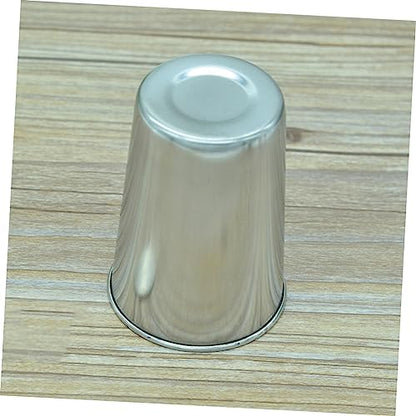 2-pack Stainless Steel Water Cup Multi-use for Bathroom Kitchen Travel 180ml Brush Beverage Cup