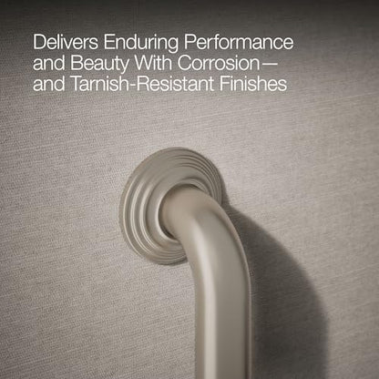 12 in. ADA Compliant Grab Bar - color: Vibrant Brushed Nickel