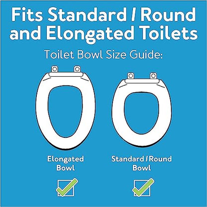 Carex E-Z Lock Raised Toilet Seat with Armrest, Weight Capacity 300 lbs