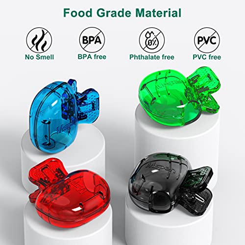 Mspan Toothbrush Head Cover Cap: Toothbrush Protector Brush Pod Case Protective Plastic Clip Bathroom Cool Stuff for Household Travel - color: Blue, Red, Green, Black