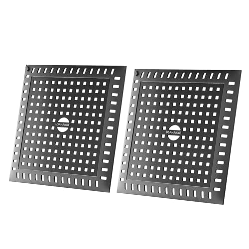 Drain Hair Catcher for Bathroom Sink,4.8" Stainless Steel and Silicone Shower Drain Covers Suitable for Drains and Bathroom Floors 2 Pack (2, Matte Black) - color: Matte Black