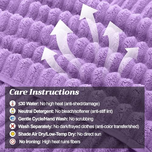 4 Pcs Extra Large Bath Towel 40x80'' Oversized Microfiber Bath Sheet,Macaron - color: Pastel