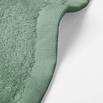 Yoofoss Luxury Washcloths Towel Set 10 Pack Baby Wash Cloth for Bathroom-Hotel-Spa-Kitchen Multi-Purpose Fingertip Towels & Face Cloths - Green - color: Green