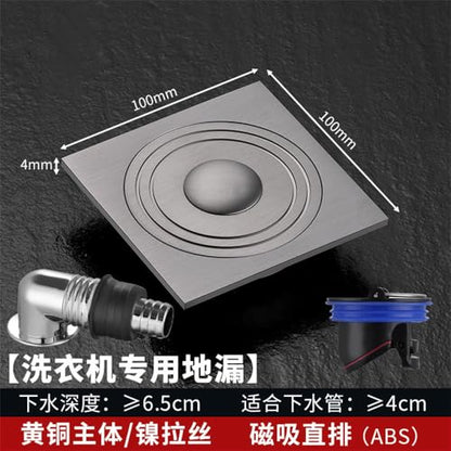 Carpet Tiles Stainless Steel Glass Wiper Bronze Silicone Home Bathroom Scraper Squeegee for Shower Window Practical Scrapers,Nickel Brushed,Fully Enclosed Washing Machine 10 * 10cm - color: Nickel Brushed