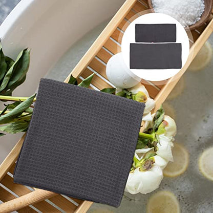 ABOOFAN 2pcs Bulk Bath Towels Waffle Bath Towels for Bathroom Quick Dry Soft No Fading