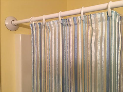 Stay-Put Shower Curtain Rod Mount, 2 Pack