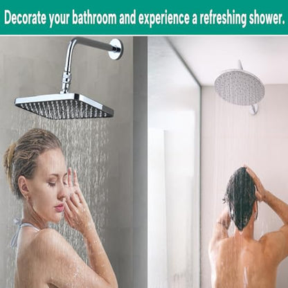 Heavy Duty Shower Head Swivel Ball Adapter, Solid Brass Shower Head Swivel Adapter Chrome Polished, Adjustable Shower Arm Connector Universal Shower Assembly Shower Arm Extension... - color: 360 degrees