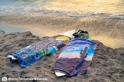 PackTowl Personal Ultralight Microfiber Camping and Travel Towel, Desert Aire Print, Body - color: Desert Aire Print, size: Body - 25 x 54 Inch