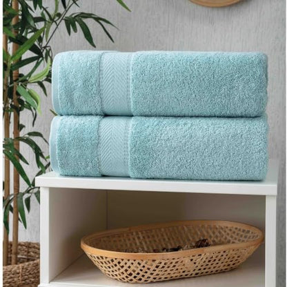 Personalized Towel Set, Custom Bath Towels with Name, Turkish Cotton Aqua | Bath Sheet, 100% Cotton, Embroidered, Monogrammed, Customized Gift For Adults, Wedding, Bridal Shower, Housewarming, Spa - color: Aqua, size: Oversized Bath Sheet - 1 Piece