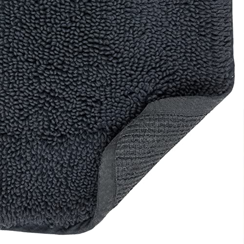 Mohawk Home Classic Cotton Ii Charcoal 2' x 5' Bath Mat - color: Charcoal Grey, size: 2' x 5' (Rectangular)