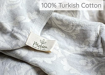 Premium Turkish Beach Towel (35”x 67”) – Lightweight, Quick Dry Beach Towel, Sand-Free, 100% Cotton – Ren Grey Color - color: Renaissance Light Grey
