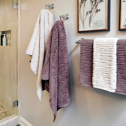 SKL Home CloudSoft Cotton Luxury 2-Piece Hand Towel Set, Oatmeal - color: Oatmeal, style: Hand Towels (Set of 2)