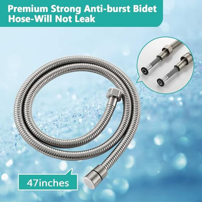 BARROCK Bidet Sprayer for Existing Toilet, Advanced Handheld Ergonomic Jet Spray Set with Precision Water Pressure Control for Muslim Shower/Feminine Hygiene/Pet Cleaning, Bruhsed Nickel - color: Brushed Nickel