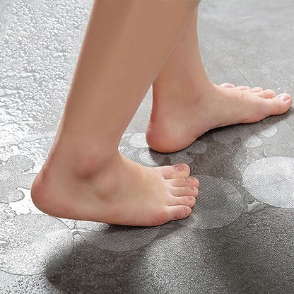 INF Set of 10 Non-Slip Stickers Non-Slip for Bathtub Shower Non-Slip Pads Transparent/White