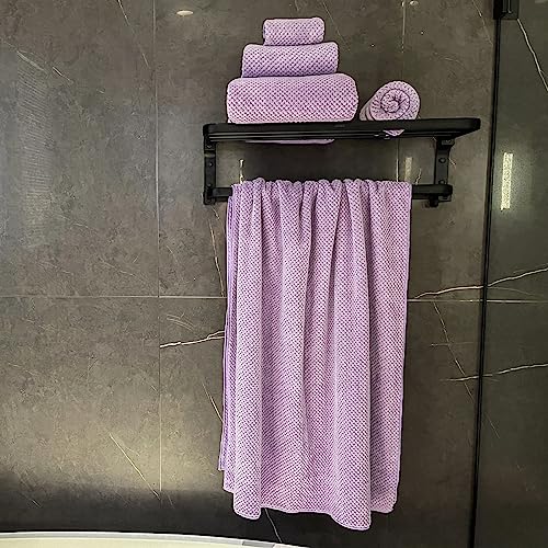 Oversized Bath Towels Extra Large 40x80 Inches Bath Sheets for Adults Super Soft Quick Dry Highly Absobent Microfiber Shower Towels (Lavender,6 Piece)… - color: Lavender 6 Piece, size: 6 Piece