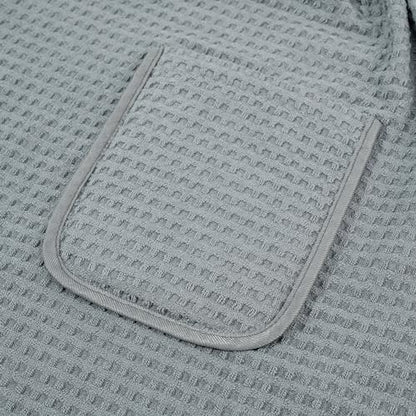 POLYTE Quick Dry Microfiber Waffle Bath Towel Body Wrap for Men, One Size | 20 in. Length x 58 in. Sweep