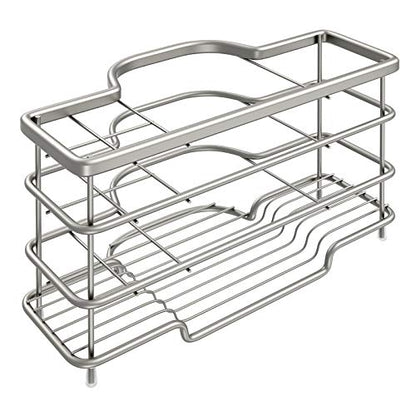 Linkidea Stainless Steel Electric Toothbrush Holder, Ventilated Tooth Brush Storage Organizer, 6 Slots Multifunctional Rack for Toothpaste, Razor, Shaver, Comb (Brushed Nickel)
