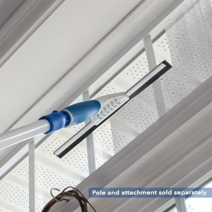 Unger 12” Glass & Surface Squeegee – Multipurpose Rubber Blade Squeegee for Shower Glass, Window Cleaning, Professional Grade Cleaning Tool for the Home - style: 12” Glass & Surface Squeegee