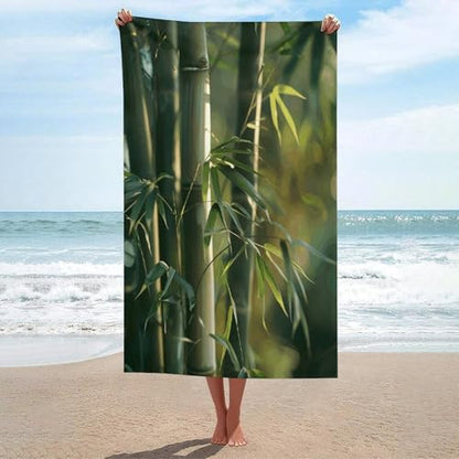 Tree Bamboo Soft Absorbent Bath Towel,Hand Towel Oversized Bathroom Essential,Gym Towels for Body,Sport,Yoga,SPA,Fitness130x80cm - size: 130x80cm