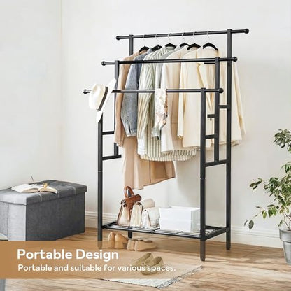 3-Tier Free Standing Metal Ladder Towel Rack | Oversized ladder towel rack, free standing metal towel holder with shelf for storing towels and bathroom supplies