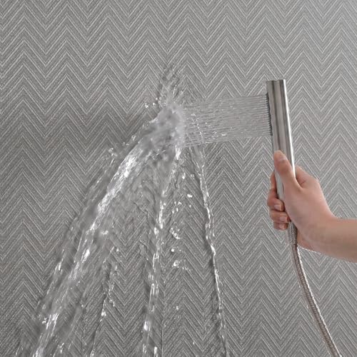 eachope Waterproof Fabric Shower Curtain,No Liner Needed,TPU Laminated Polyester Shower Curtain,Chevron Striped Design with Weighted Magnets and Metal Grommets,72Wx78H,Gray - color: Grey, size: 72"W x 78"L (Pack of 1)