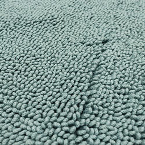 Mohawk Home Classic Cotton Ii Glacier 1' 9" x 2' 10" Bath Mat - color: Aqua Blue, size: 1'9" x 2'10" (Rectangular)