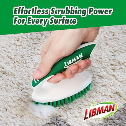 Libman Scrub Brush Kit | Cleaning Brush | Tile & Grout Brush | Small Scrub Brush | Power Scrub Brush | Carpet Brush | Bathroom Scrubber | Boot Scrubber | 3 Different Brushes Included - style: Scrub Brush Kit