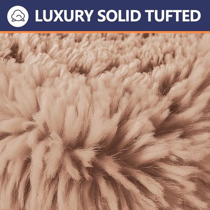 Soft Microfiber Toilet Lid Cover 17.5" x 15" Machine Washable | Solid Toilet Seat Cover Adjustable Rubber Backing Fits Most 16 -17.5" L x 14-16" W Round Oblong and Elongated Toilet Seat - color: Blush Pink