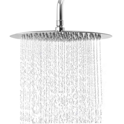 NearMoon Rain Shower Head, Ultra-Thin Design-Pressure Boosting, Awesome Some Experience, High Flow Stainless Steel Rainfall Head (10 Inch, Chrome Finish) - color: Chrome Finish, size: 10 Inch