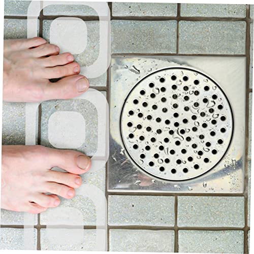 Alipis 24Pcs Non Slip Bathroom Stickers Transparent Peva Bathtub Decals Strong Adhesion Slip Surface Protection for Home Use