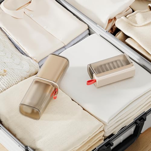 Bar Travel Soap Case Container, Portable Toothbrush Holder, Clear Coffee | Dish Soap, drainage, leakproof, 7.88 in, Traveling Toothpaste Tooth Brush Holder, Cover, Trip, Camping - color: Gray Coffee