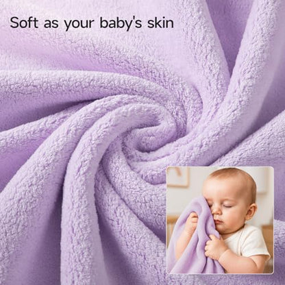 REDKISS Pack of 6 Towel Set - 2 Extra Large Bath, 2 Hand, 2 Washcloths, Ultra Soft & Highly Absorbent, Quicker to Dry, Purple Towels for Bathroom, Spa, Hotel, Gym - color: Purple